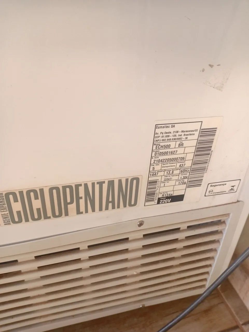 Freezer 2 Tampa semi novo - Foto 2