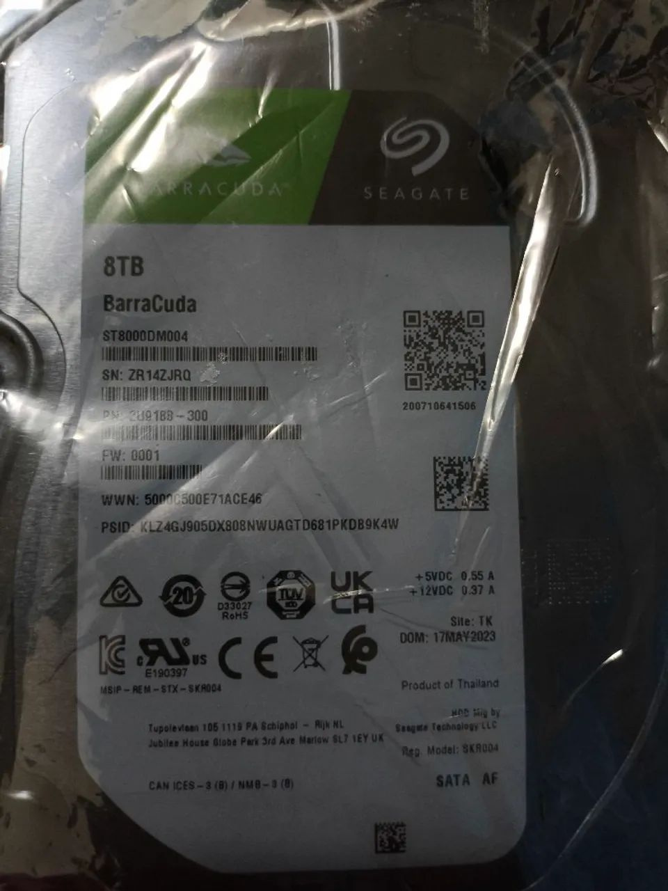 Seagate Barracuda 8 TB sata AF - Foto 3