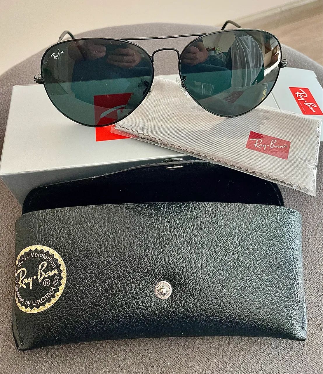 Vendo Óculos Ray-Ban Aviador - Foto 3