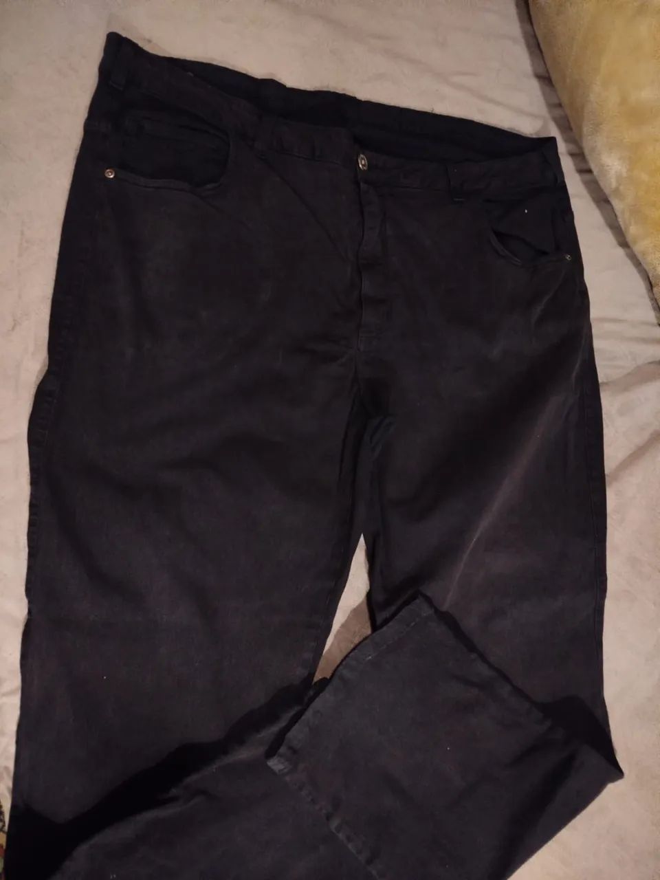 Calça jeans preta plus size 56 - Foto 5