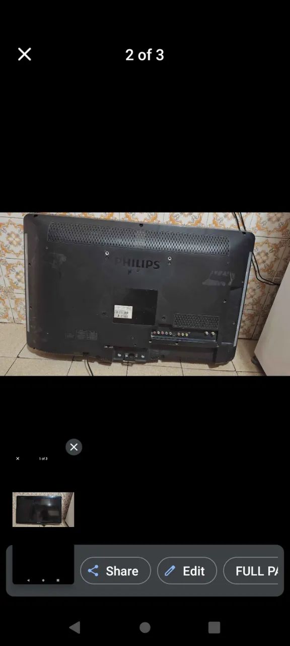 Tv Phillips p/ peças - Foto 3