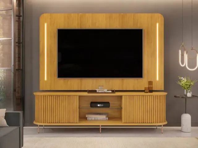 PAINEL E BANCADA COM LED (NOVO)
