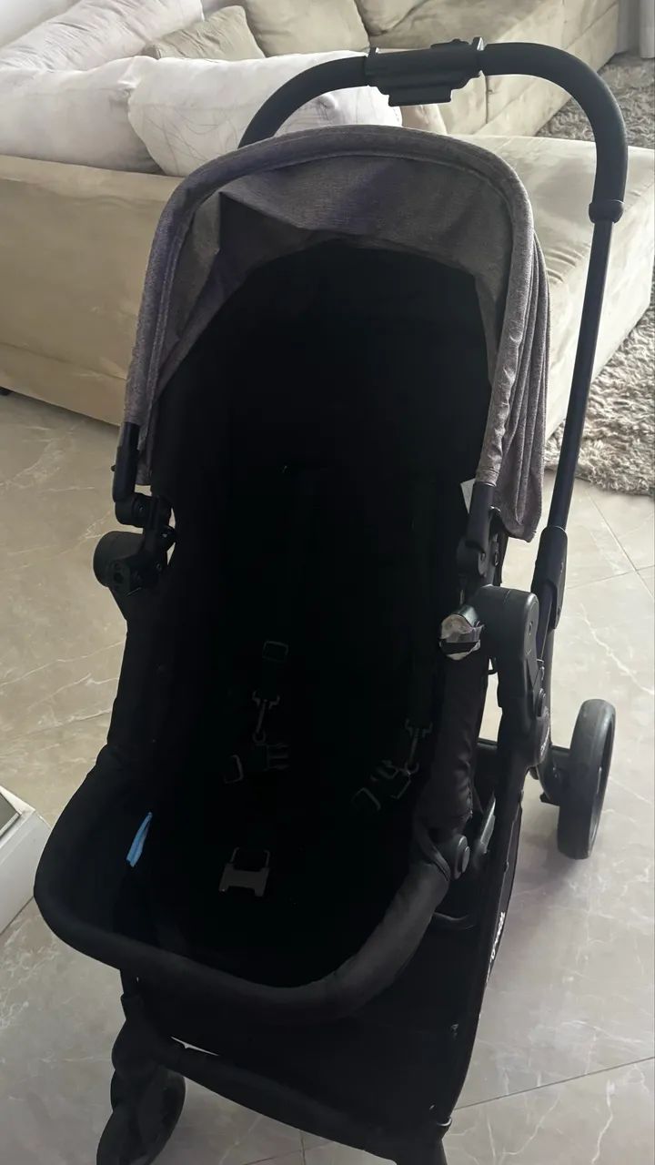 Carrinho de bebê com bebê conforto Burigotto Confort - Foto 3