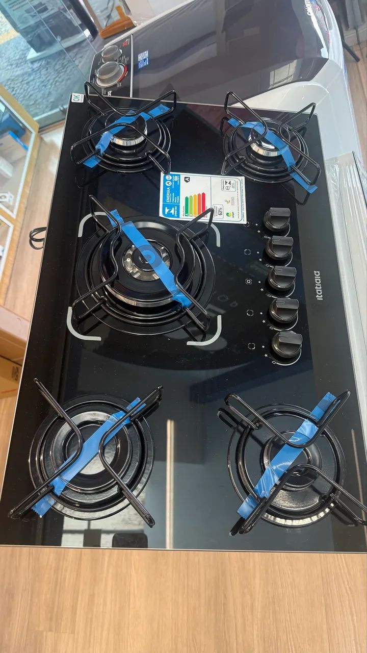 Cooktop Itatiaia 5 Bocas ESS Preto | Novo | R$ 599 no Pix  - Foto 3