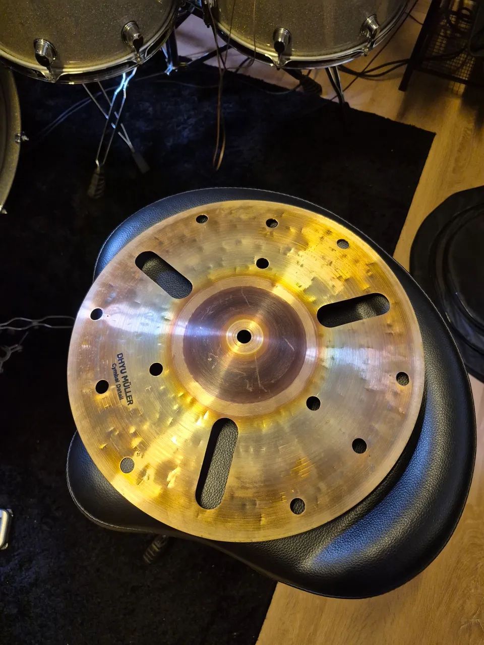 Prato Mini Crash 13" Efx em bronze B10 - Foto 3