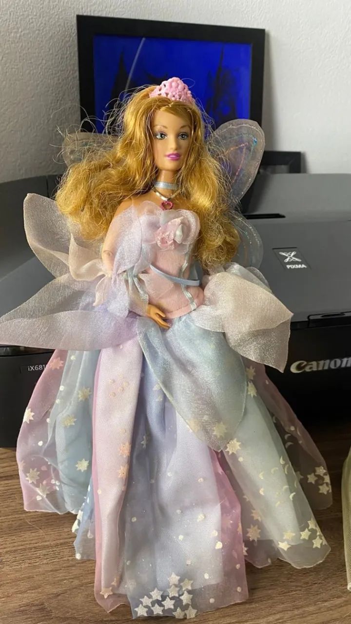 boneca barbie fada vintage 