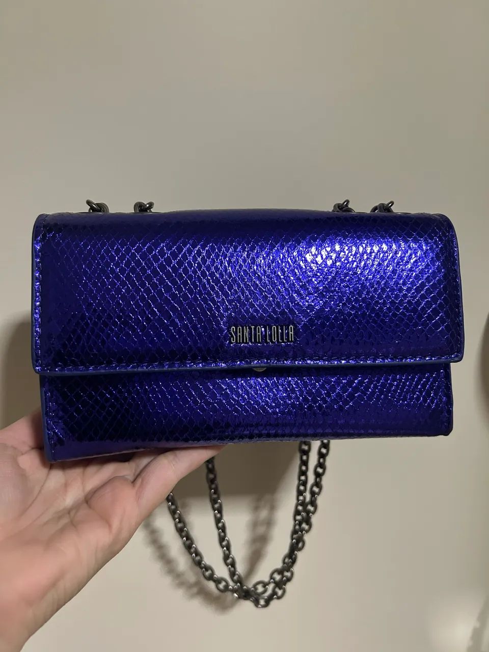 Bolsa Santa Lolla - Roxo cintilante  - Foto 4