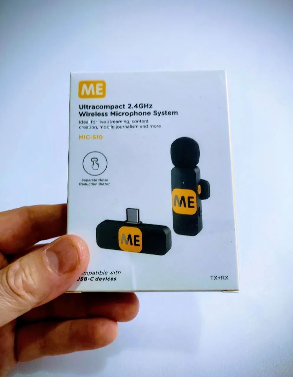Boya - Mini Microfone de Lápela sem fio para Android IPhone IPad | Para Gravação 