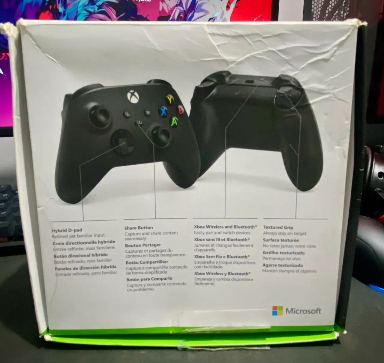 Controle Xbox Carbon Black - Foto 2