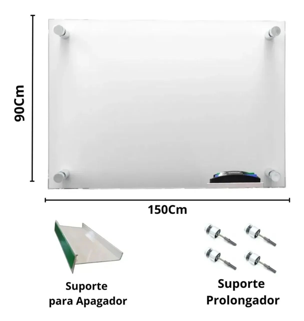 Lousa/Quadro vidro temperado  - Foto 2
