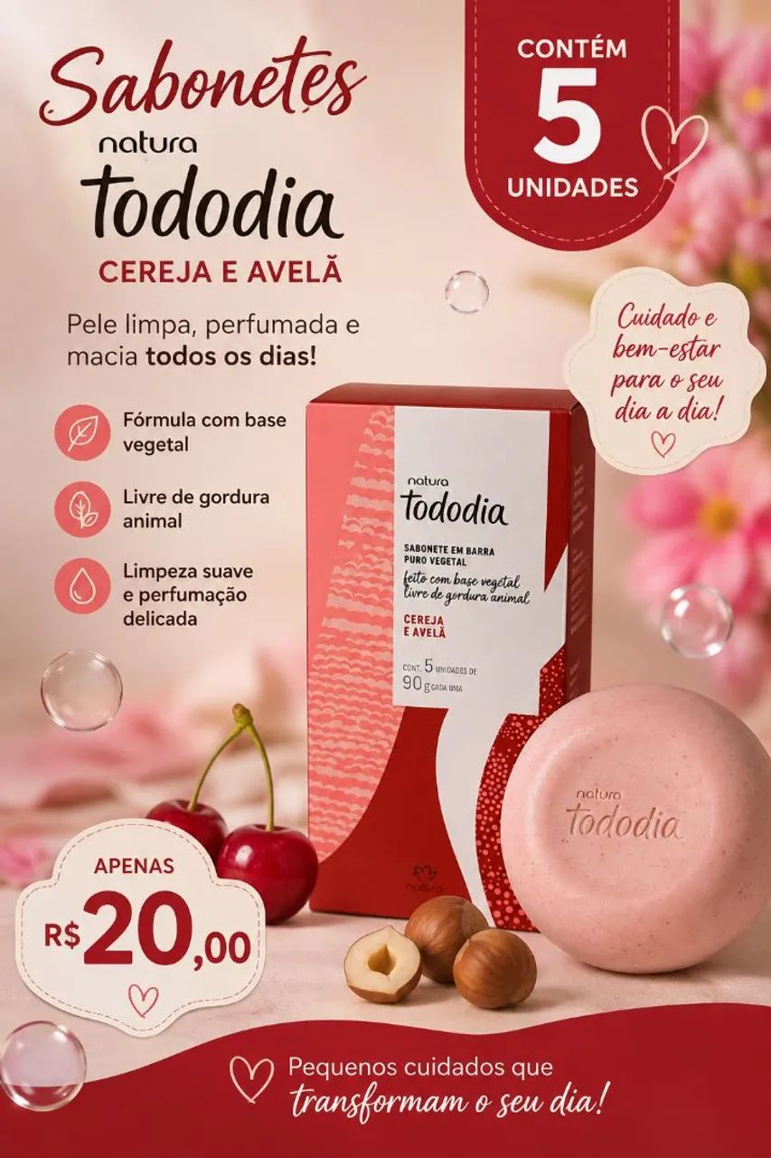 Sabonetes Natura 