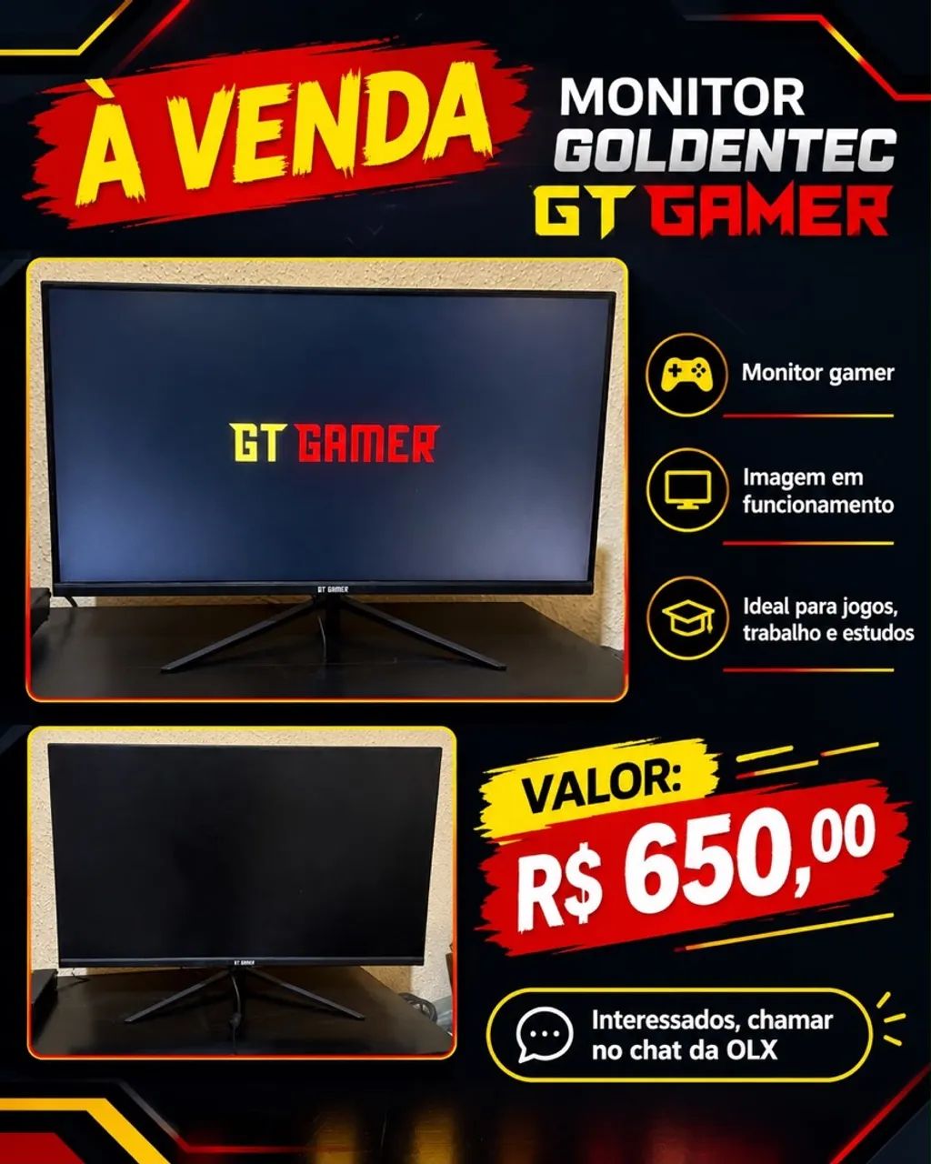 Monitor Gamer Goldentec