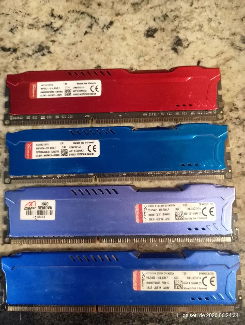 Memoria RAM Hyperx 4GB DDR3 1866Mhz - Foto 2