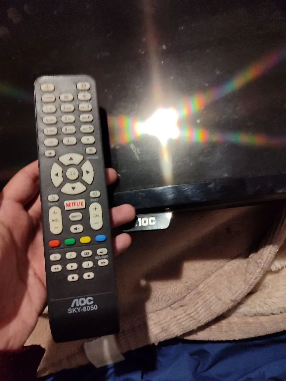 SMART Tv AOC 4k 43' com defeito  - Foto 2