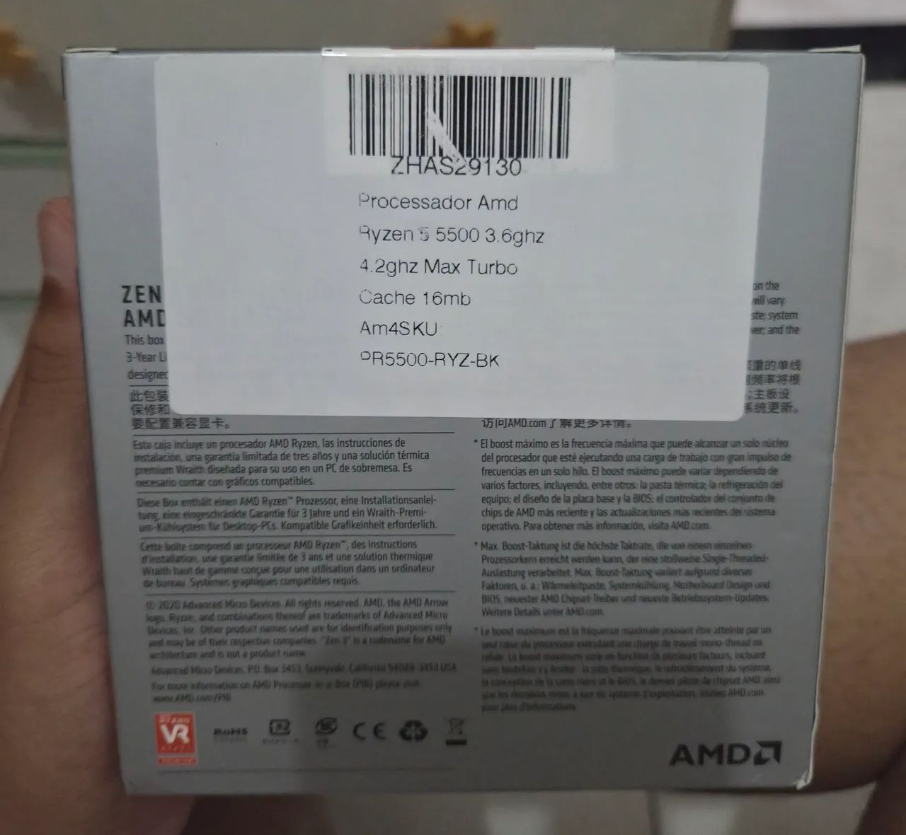 Ryzen 5 5500 NOVO E LACRADO - Foto 4