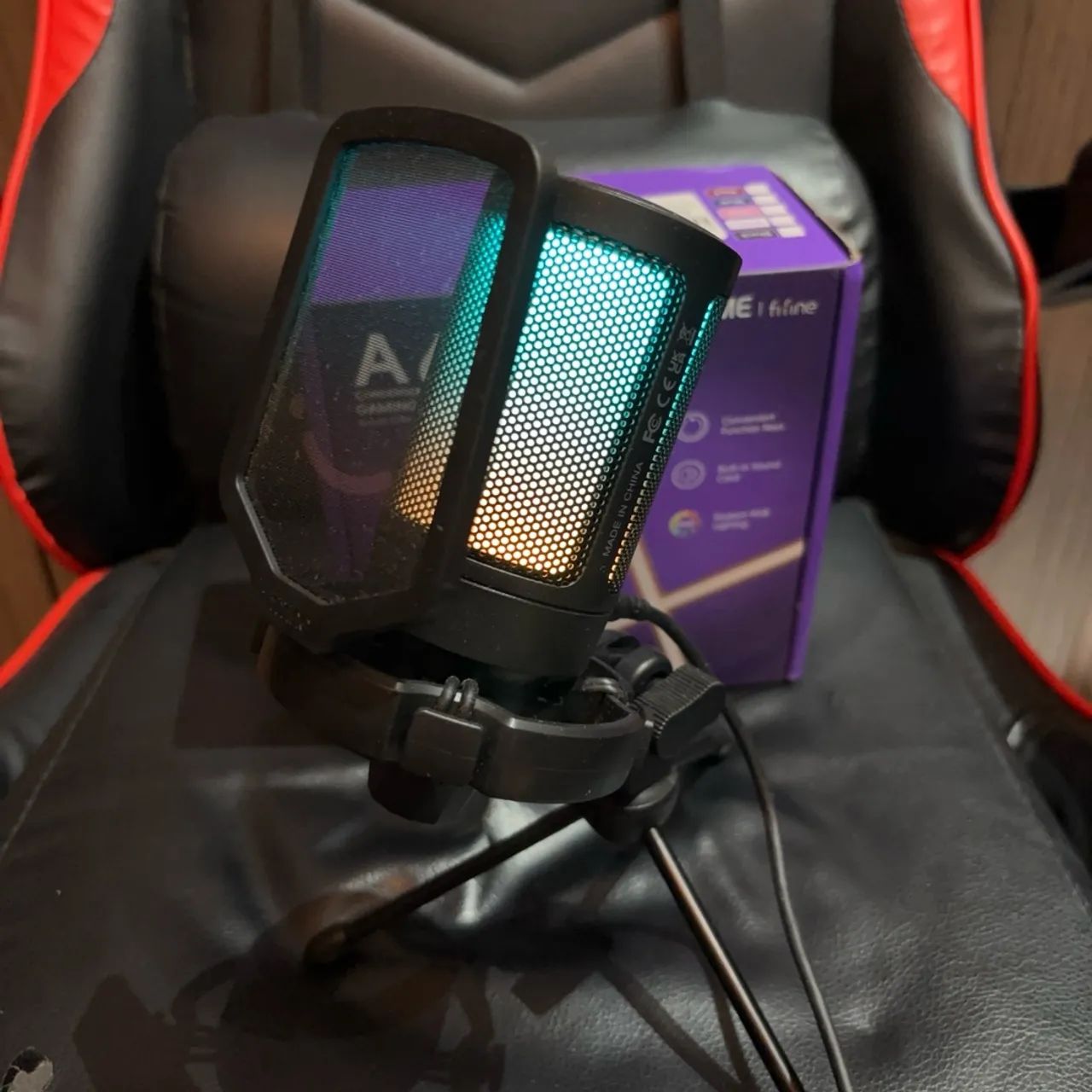 Fifine A6v Microfone RGB - Foto 3