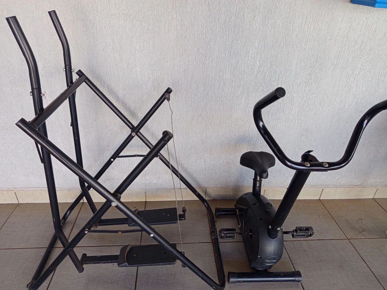 Bicicleta ergométrica e Aparelho elíptico 