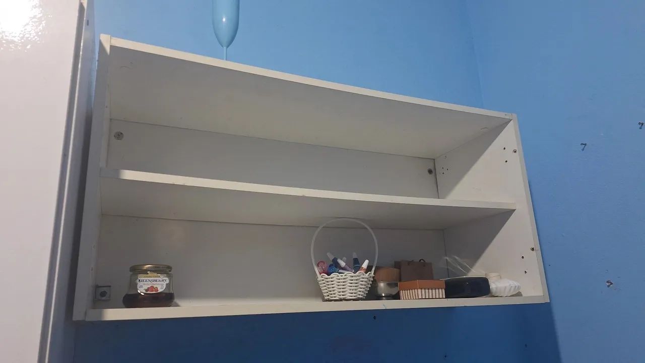 PRATELEIRA DUPLA BRANCA - Foto 2
