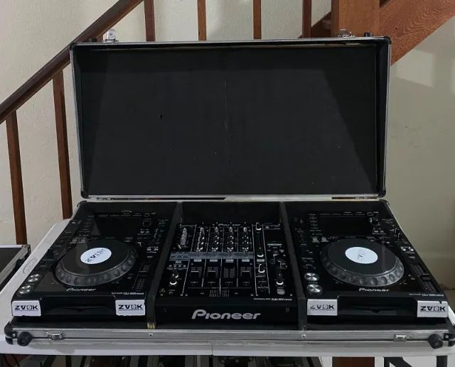 Hard Case Triplo para CDJ e Mixer