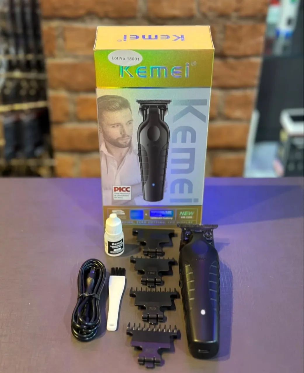 Maquina de acabamento original kemei promoção