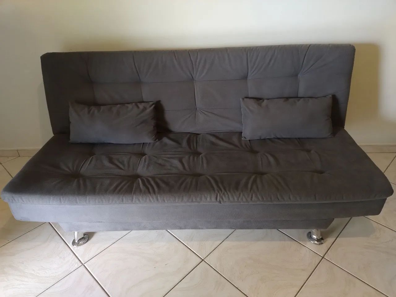 Sofá Cama Reclinável 3 Lugares