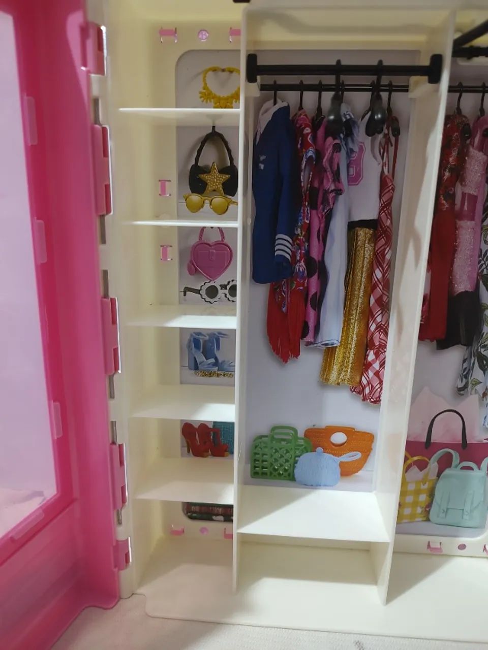brinquedo closet rosa com boneca mattel - 32cm - Foto 4