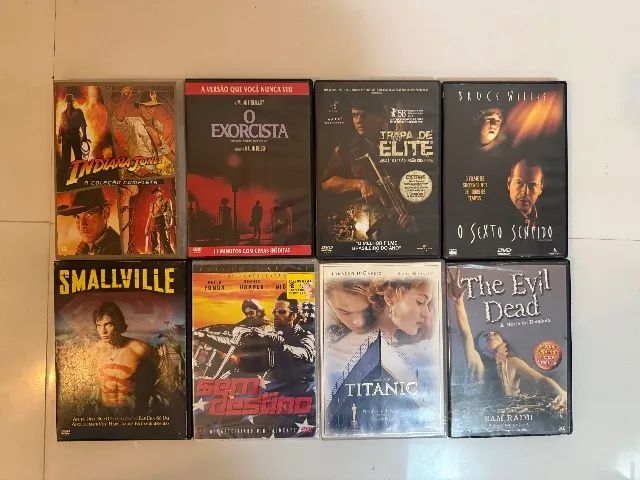 Coleção de 16 dvds: Clássicos, Ação, Terror e Drama - DVD, Blu-Ray