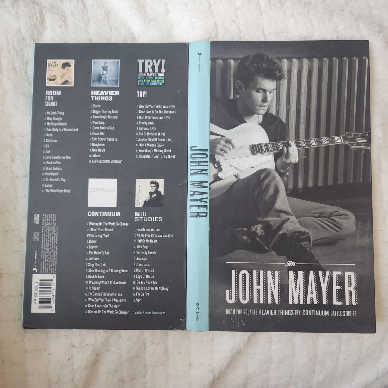 John Mayer Box com 5 CDs + livreto ótimo estado