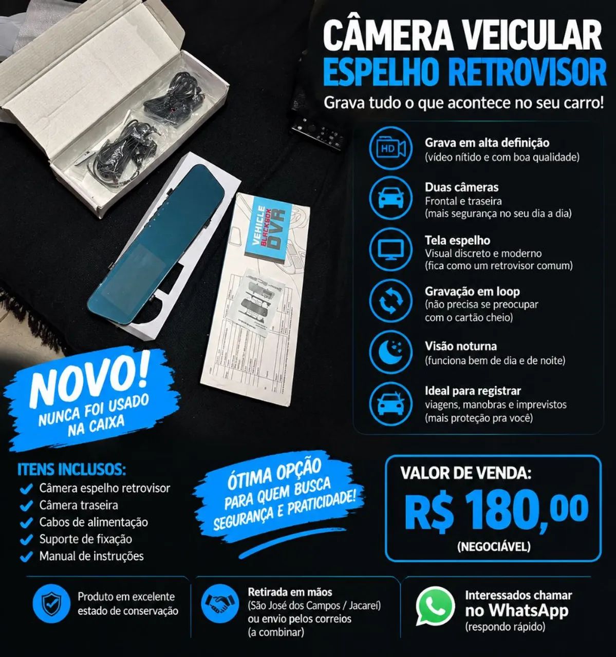 Espelho retrovisor 
