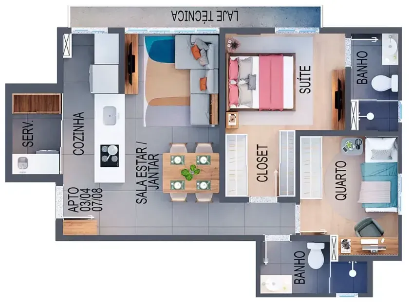 PLANTA 36m²
