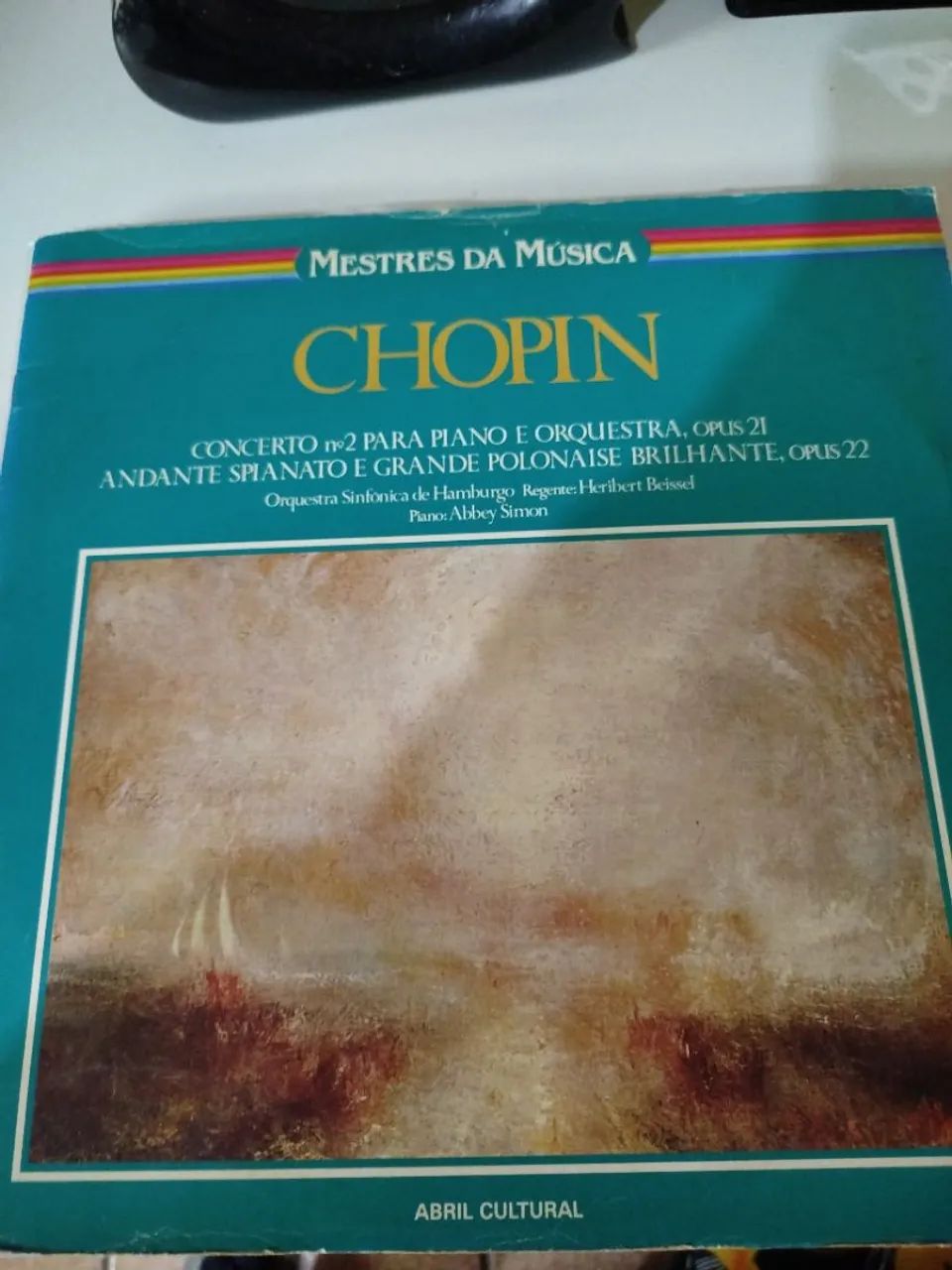 LP mestres da música Chopin. 