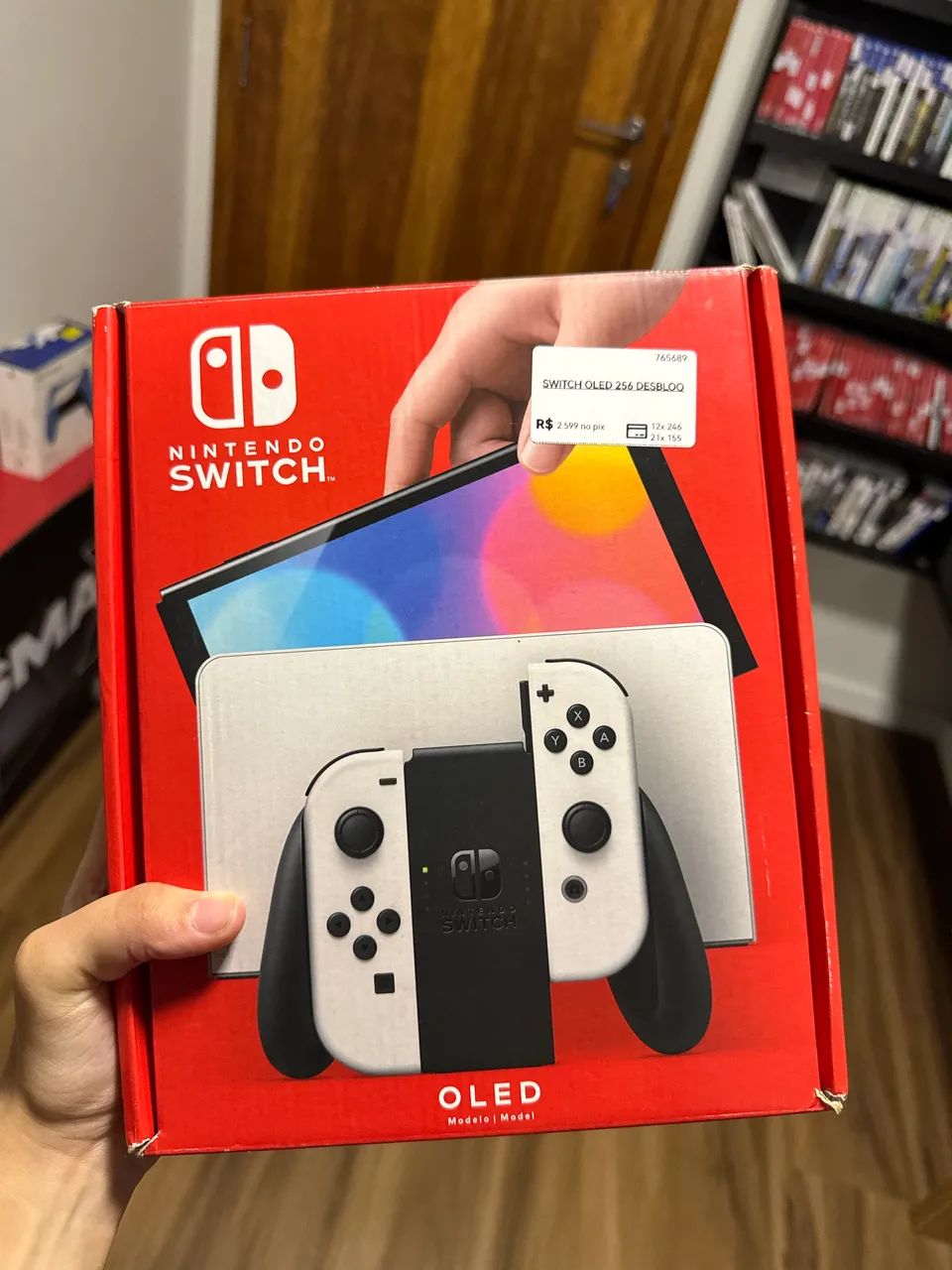 Switch Oled 256 Desbloqueado  - Foto 3