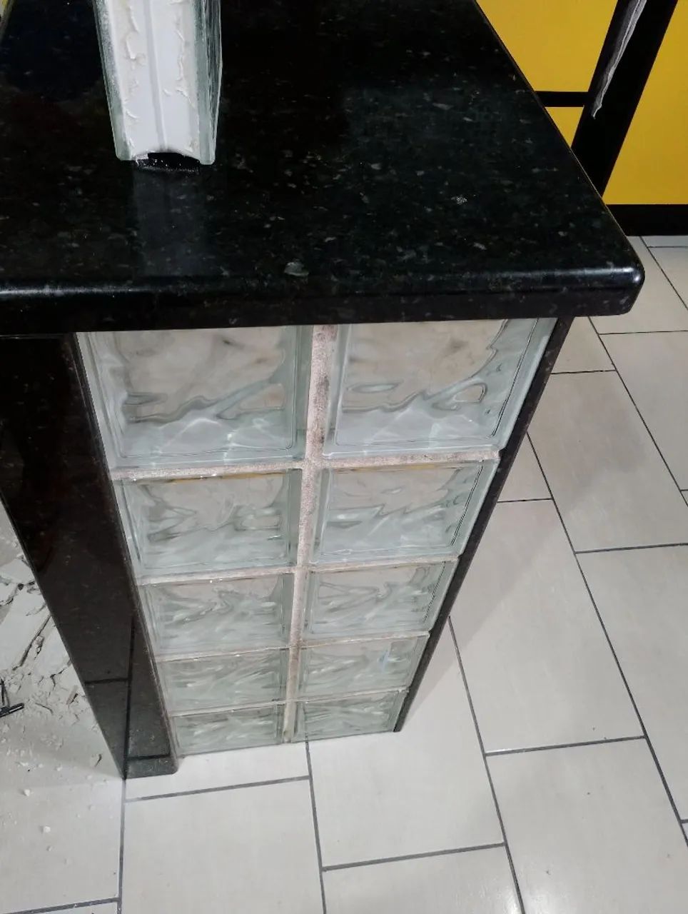 Tijolinhos de vidro transparente em perfeito estado (47 peças) - Foto 2