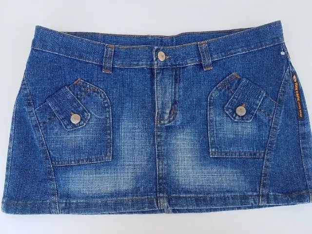 Saia Jeans Feminina - Foto 2
