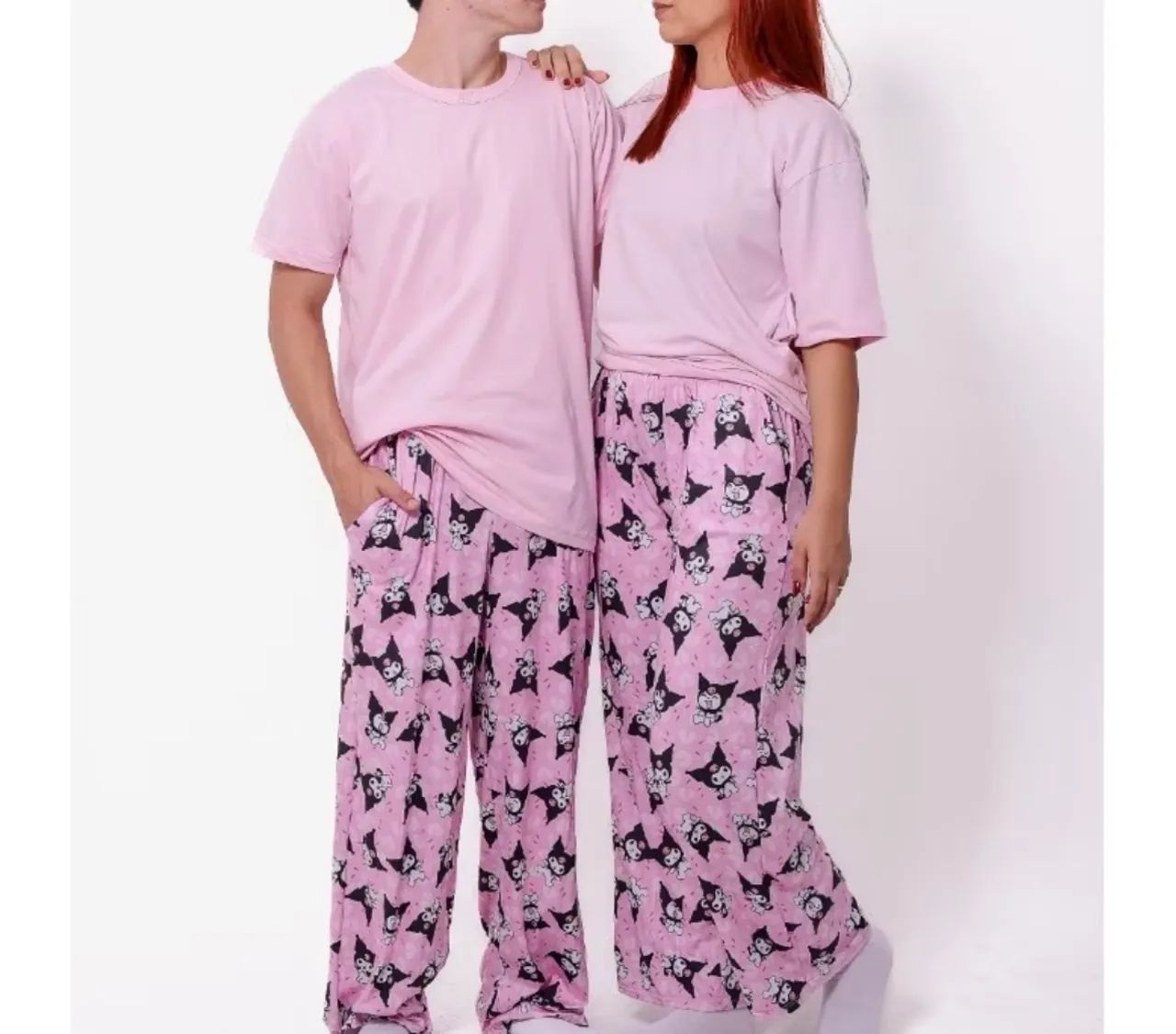 Calça hello kitty e kuromi 