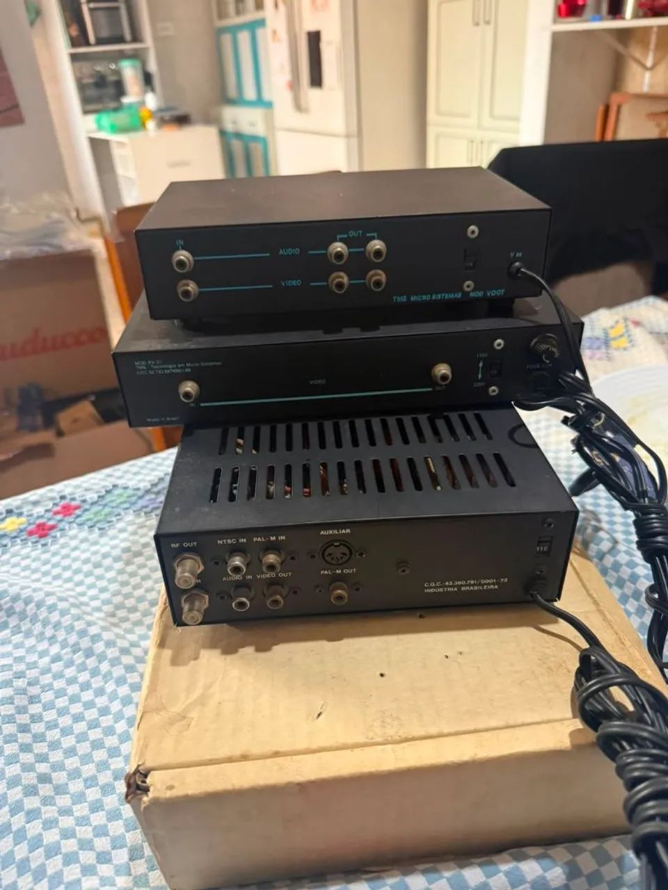 Lote: Transcoder Tecnovideo T-3240 na Caixa + Proc Amp e Video Detailer TMS - Foto 2