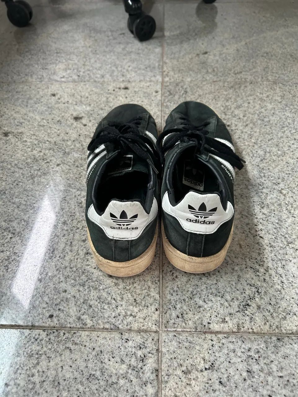 Tênis Adidas Campus Original Preto e Branco - Foto 3