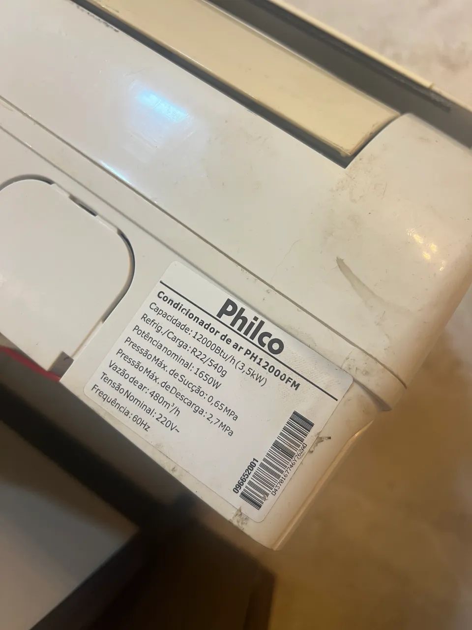 Ar condicionado Philco 12000 btu