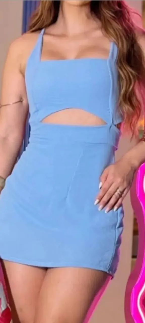 Vestido azul bb - Foto 3