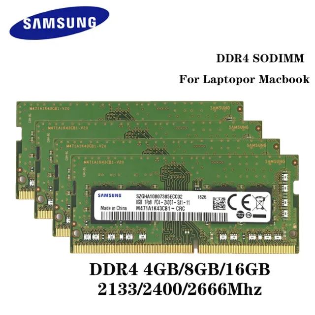 12X CARTÃO - MEMÓRIA DDR4 08GB(X2 04GB) 2666 Mhz SAMSUNG