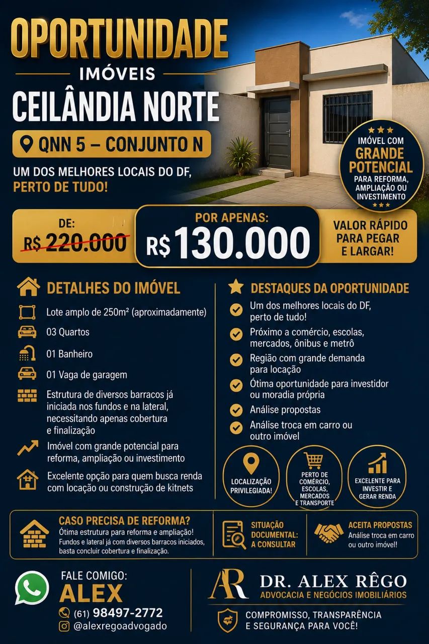 Casa QNN 05 da Ceilândia Norte  