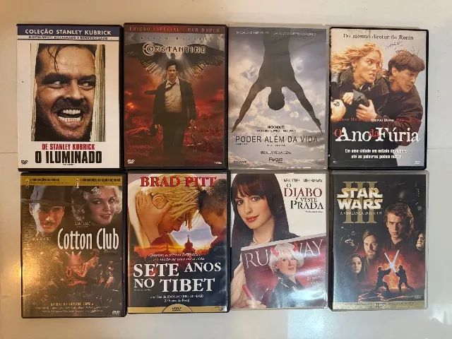 Coleção de 16 dvds: Clássicos, Ação, Terror e Drama - DVD, Blu-Ray