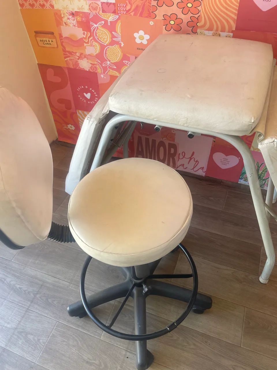 Maca 3 posições + mocho 