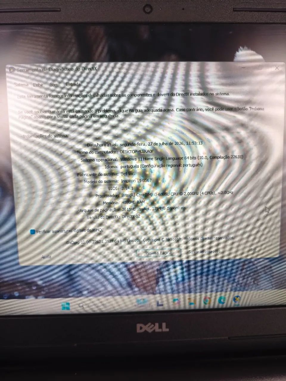Notebook dell inspiron 15 3567 - Foto 3