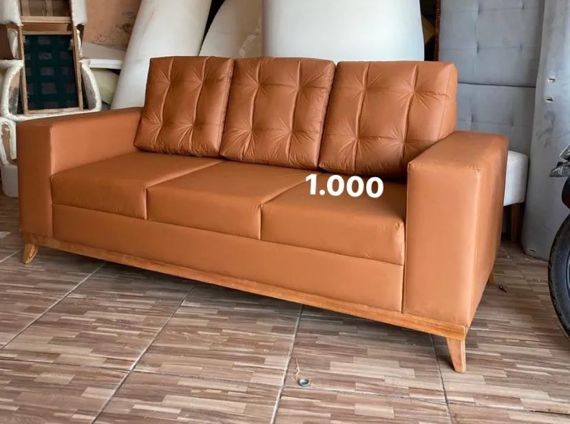 Sofas em corino para salao/ barbearia e escritório 