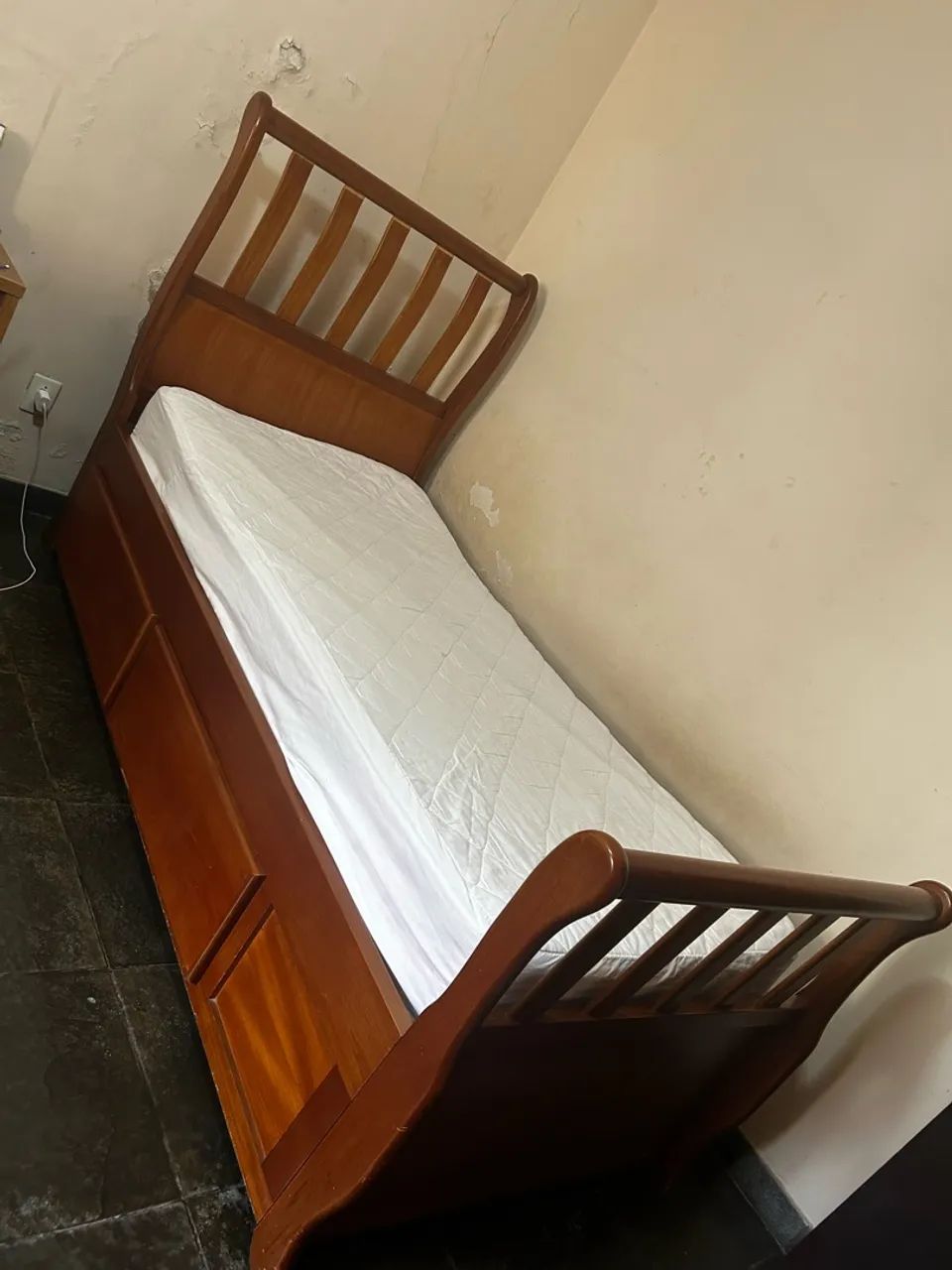 Cama solteiro madeira maciça - Foto 2