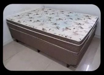 CAMA BOX CASAL (BOX + COLCHAO)