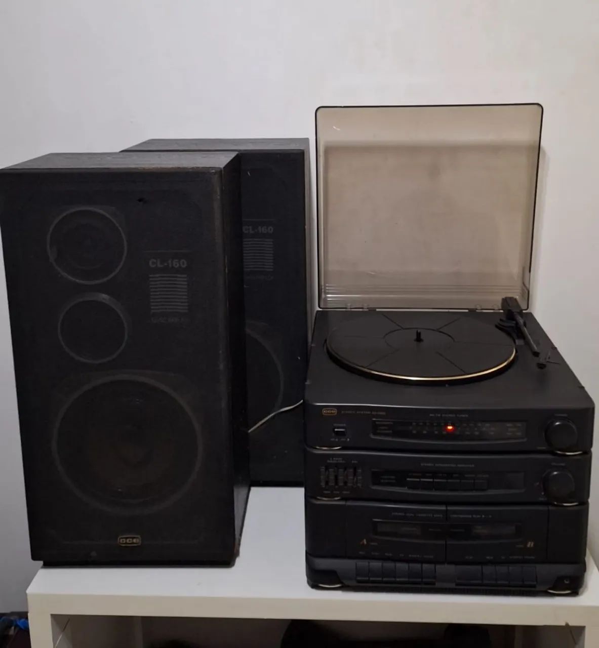 Vitrola tocador de discos CCE