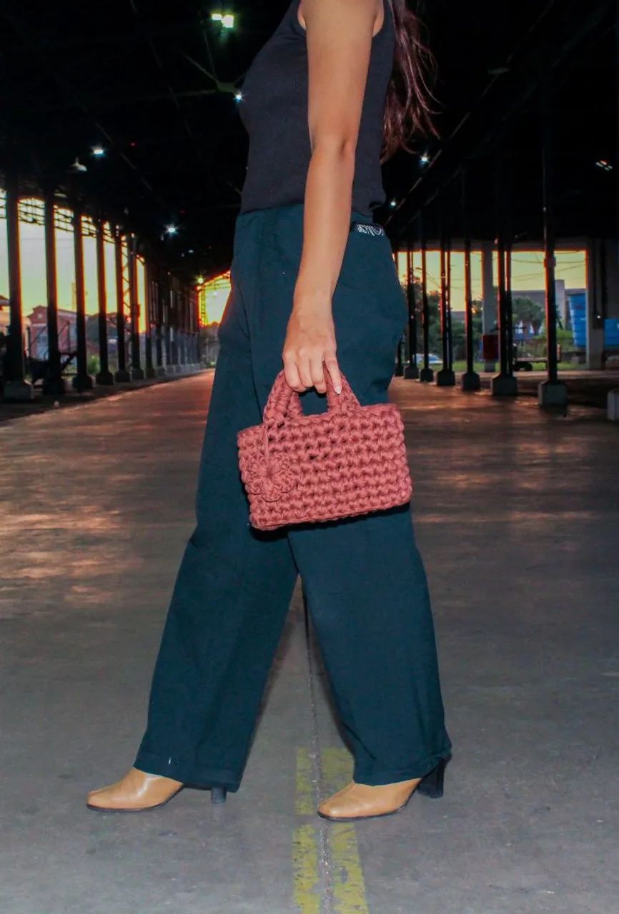 Bolsa de crochê  - Foto 2