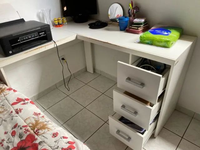 Mesa de escritório em L  - Foto 2